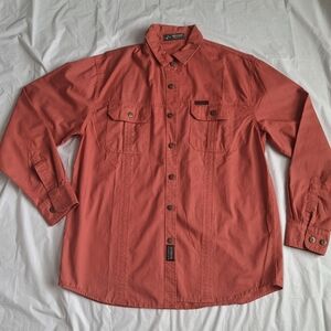 Coral Button-Up Shirt